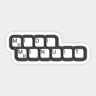 Midi Minuit Sticker